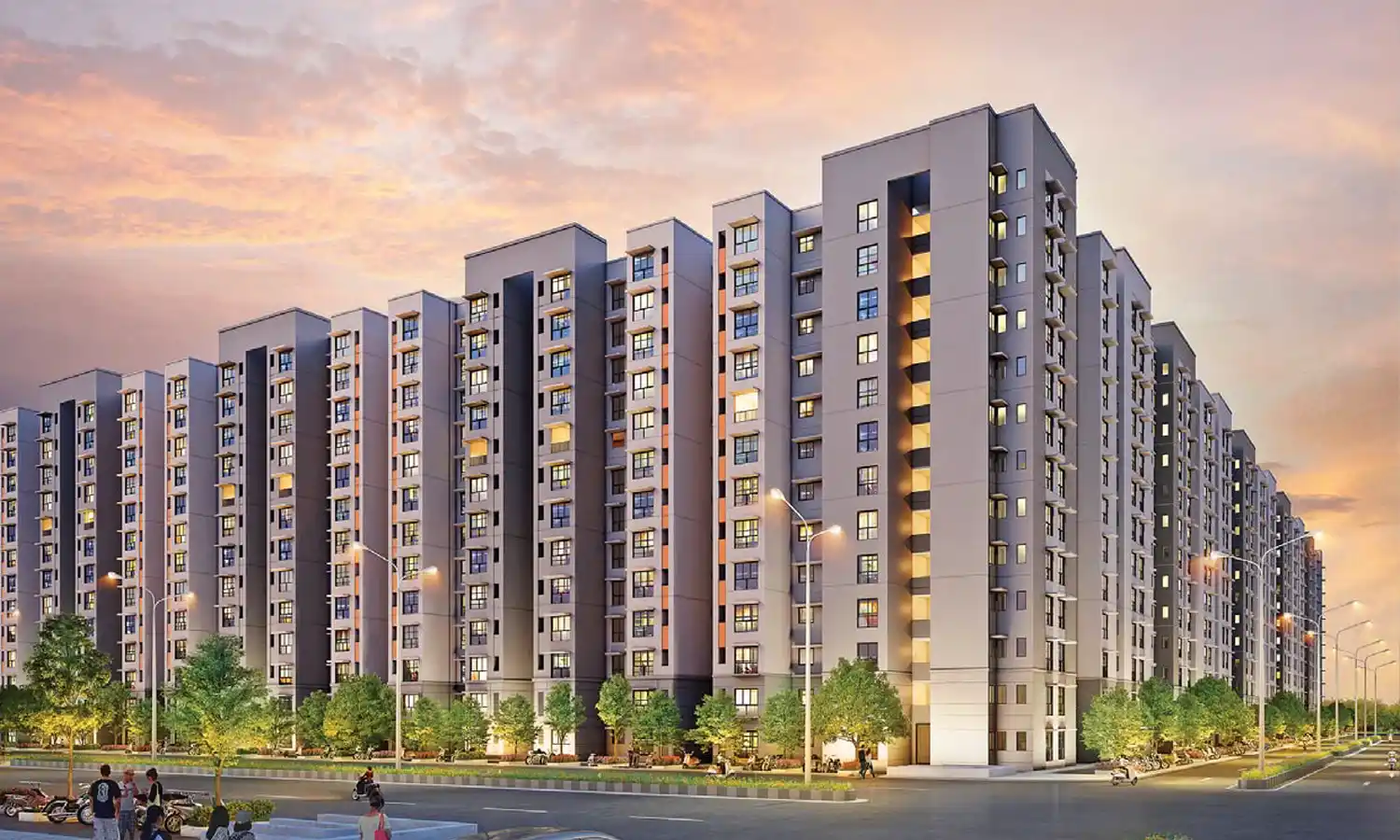 Lodha Crown township offers 1BHK, 2BHK, 3BHK at affordable pricing